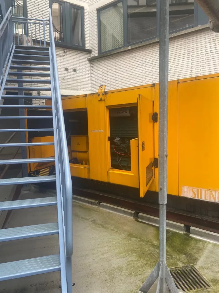 Ledigen van een dieseltank in Brussel