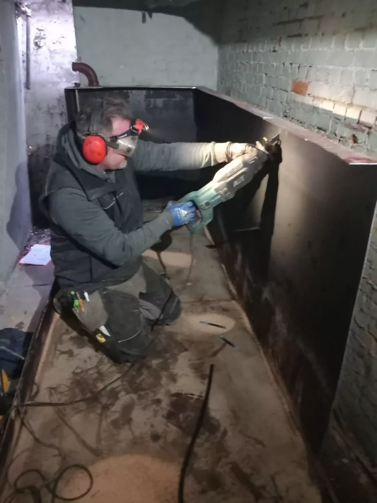 kessel lo erwijdering keldertank3